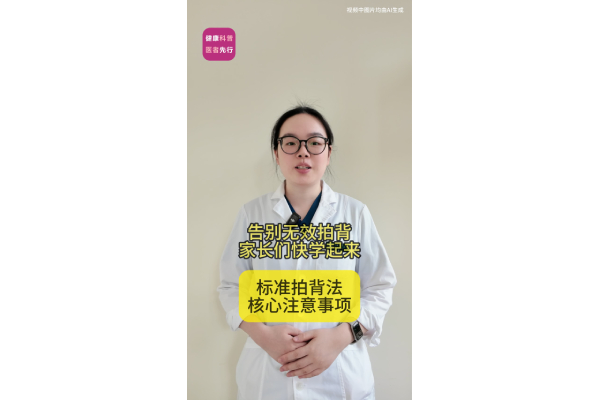 标准拍背法核心注意事项